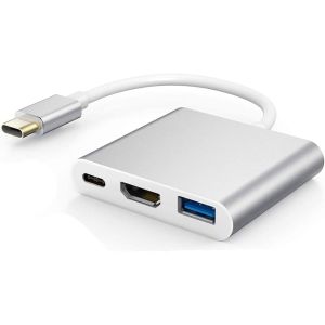 ADAPTADOR USB TYPE C P/ USB 3.0 X HDMI  MULTIPORT